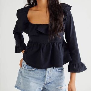 Free People Tulla Babydoll Blouse